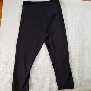 Girlfriend Collective Compressed Cropped Leggings Black Sz M